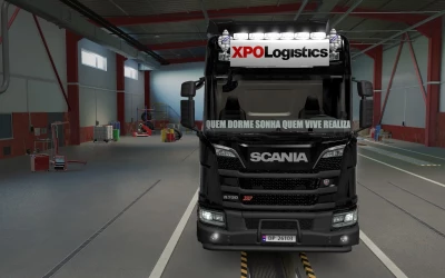 BIG LIGHTBOX SCANIA R AND S 2016 XPO LOGISTICS BY RODONITCHO MODS 1.40