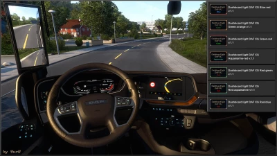 Dashboard light DAF XG 2021 Pack v1.1