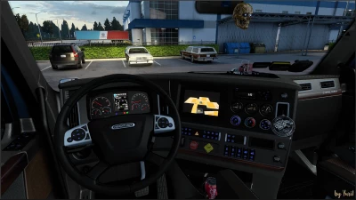 Dashboard light Freightliner Cascadia 2019 Pack ETS2 v1.1