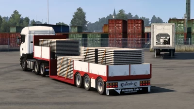 Flatbed Trailer Gargoes 1.41