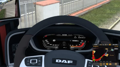 Gauges Red for daf 2021 v1.0