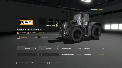 JCB Fastrac 8330 HP Tuning v2.0.0.0