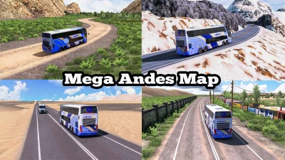 Mega Andes Map Mod Peru - ETS2 1.40 v1.2