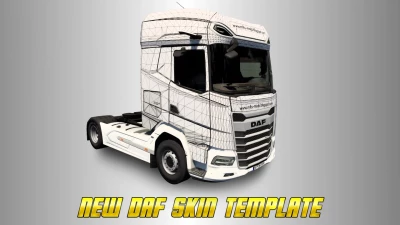 New DAF XG Skin Template MLT v0.1