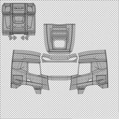 New DAF XG Skin Template MLT v0.1