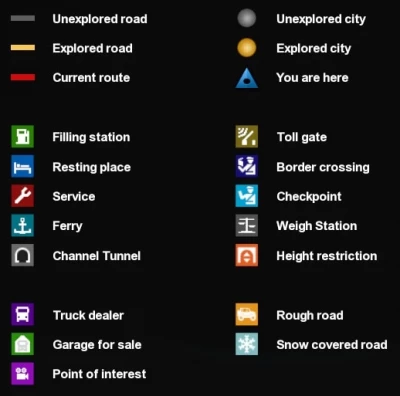 ProMods New Map Icons v1.0