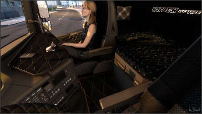 Brown Interior for Volvo FH16 2012 v0.8