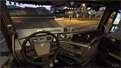 Brown Interior for Volvo FH16 2012 v0.8