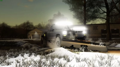 Fisher HS 7'22'' Snow Plow with Lightbars v1.0.0.0