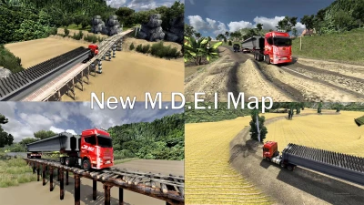 New M.D.E.I Map Save Game Profile ETS2 1.30 to 1.40