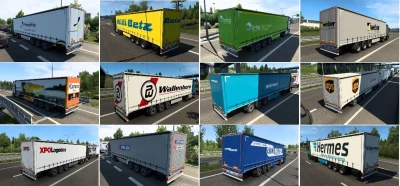 Nissantruck ETS2 Ai Trailers Pack v2.0