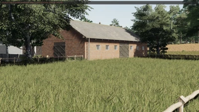 Pack Of Old Medium Cowshed With Pasture v1.0.0.0