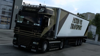 Peter Vis Transport DAF XF105 skin v1.0