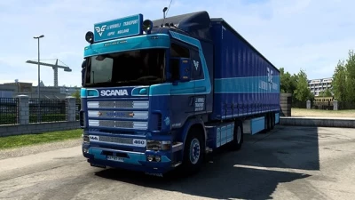 Skin JJ Verweij Scania RJL v1.0