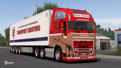 Volvo FH16 2012 Ronny Ceusters Skin Pack v1.0