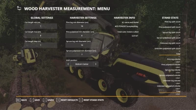 Wood Harvester Measurement v1.0.0.1