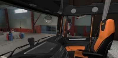 DAF E6 Gray - Orange Interior 1.41.x