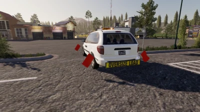 Dodge Grand Caravan Oversize Load/Pilot Car v1.0