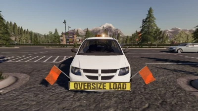 Dodge Grand Caravan Oversize Load/Pilot Car v1.0