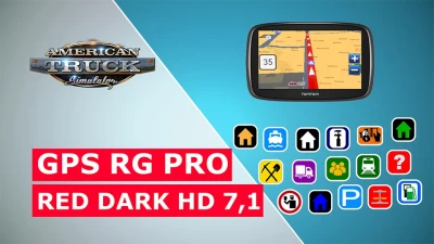 ATS GPS RG PRO RED DARK HD v7.1