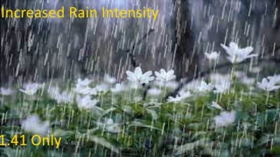 Increased Rain Intensity 1.41