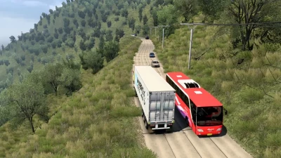 Map SuJaLi (Sumatra Jawa Bali) ETS2 (Big Map Mod) 1.41