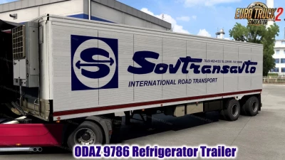 ODAZ 9786 Refrigerator Trailer v0.1.1 for ETS2 1.41.x