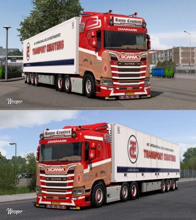 Scania R & S Ronny Ceusters skinpack v1.0