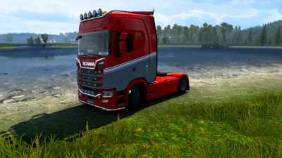 Scania S LavaRed Skin v1.0