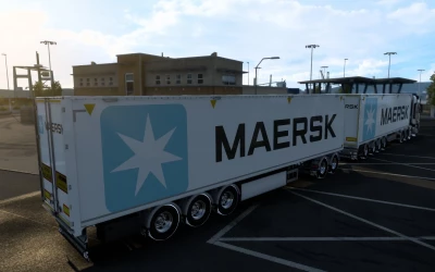 SKIN KRAKER WALKINGFLOOR MAERSK WHITE BY RODONITCHO MODS 1.41