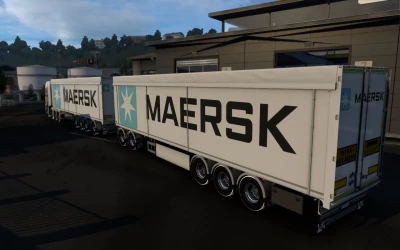 SKIN KRAKER WALKINGFLOOR MAERSK WHITE BY RODONITCHO MODS 1.41