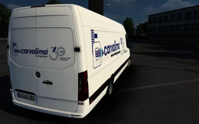 SKIN MERCEDES-BENZ SPRINTER 2021 CARVALIMA TRANSPORTES 30 ANOS 1.41