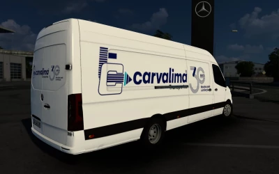 SKIN MERCEDES-BENZ SPRINTER 2021 CARVALIMA TRANSPORTES 30 ANOS 1.41