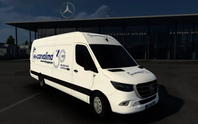 SKIN MERCEDES-BENZ SPRINTER 2021 CARVALIMA TRANSPORTES 30 ANOS 1.41 ...