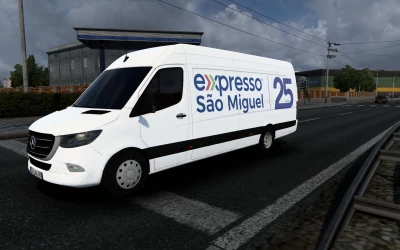 SKIN MERCEDES-BENZ SPRINTER 2021 EXPRESSO SÃO MIGUEL 25 ANOS 1.41