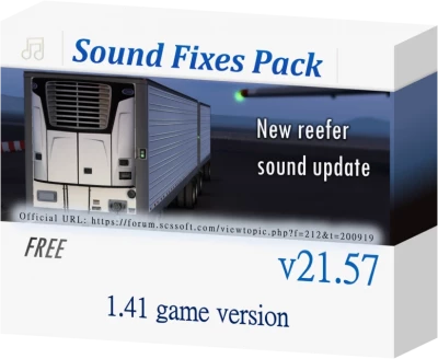 ETS2 Sound Fixes Pack v21.57