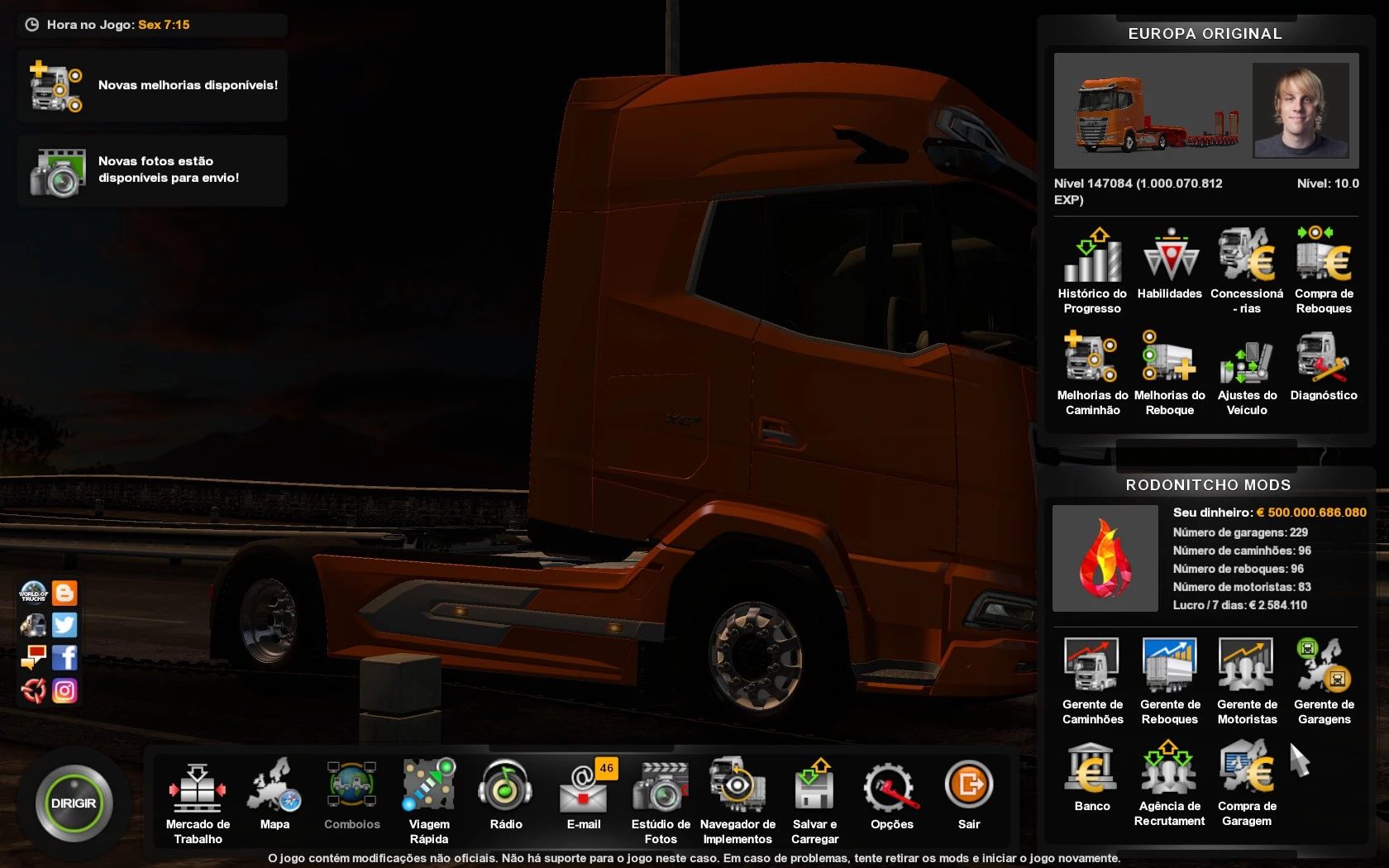 Euro truck simulator профили