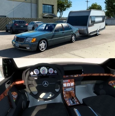 [ATS] Mercedes-Benz W140 S-Class S600 v2.0 1.41.x