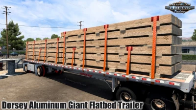 Dorsey Aluminum Giant Flatbed Trailer v1.1 1.41.x