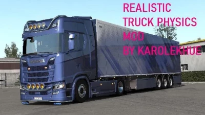 Realistic Truck Physics Mod for keyboard steering 1.41