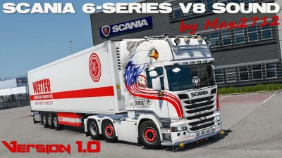 SCANIA 6-series DC16 V8 sound by Max2712 v1.0