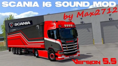 SCANIA NextGen I6 sound mod by Max2712 v5.5 1.41