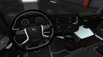 Scania S & R Black - White Interior 1.41.x