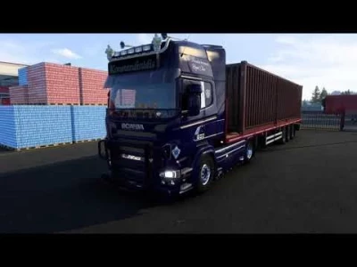 Scania V8 Open pipe with Lepidas Team exhaust system v1.0 1.41