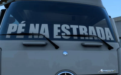 STICKER GLASS FOR ALL TRUCKS PÉ NA ESTRADA 1.41