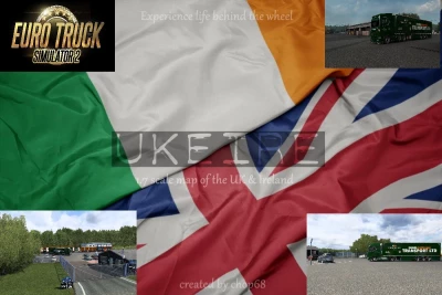 Ukeire Map Mod ETS2 1.41