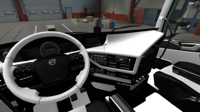 Volvo FH 2012 Black - White Interior 1.41.x