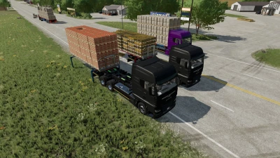 Flatbed autoload for the MAN TGX 2020 Addon pack v1.0.0.0