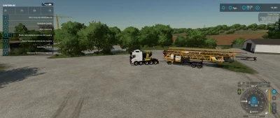 FS22 Volvo FH16 750 5 axles Semi Crane v1.0.0.0