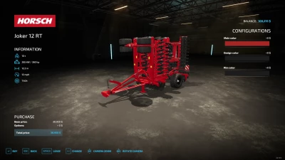 Horsch Joker 12 RT Plow v1.0.0.1